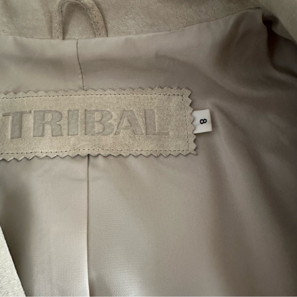 Vintage suede leather jacket - Picture 6 of 11